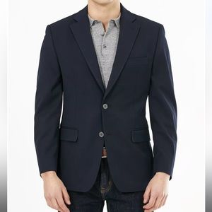 Michael Kors Mens Modern-Fit Stretch Solid Blazer